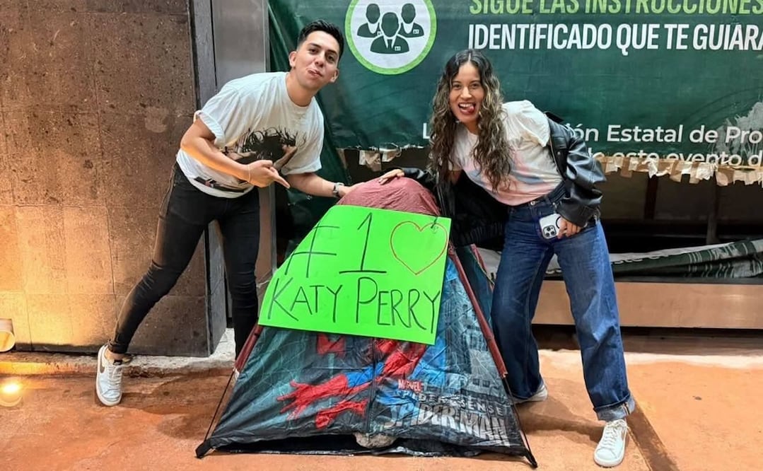 Una imagen viral mostró la primera casa de campaña instalada frente al recinto ferial meses antes del esperado espectáculo. Foto: Especial