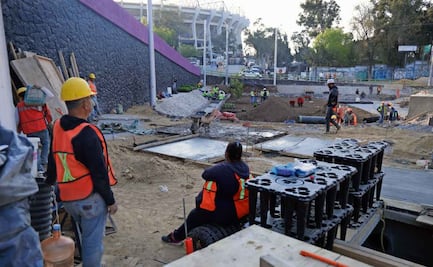 Enfermedades, agua sucia y caos, el daño colateral en la remodelación del Estadio Azteca