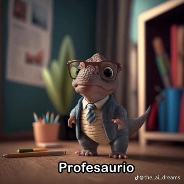 ¿Ya encontraste la tuya? Usuario crea dinosaurios con profesiones y se vuelve viral