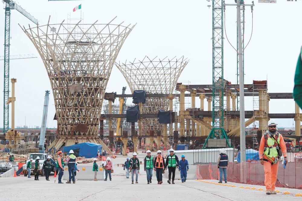 Obras del aeropuerto en Texcoco. Foto: Archivo