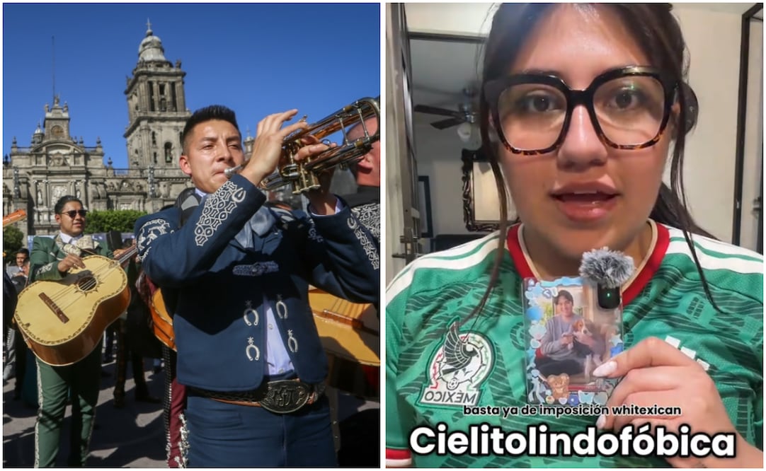 Creadora de contenido revive polémica sobre "Cielito Lindo"; "es una imposición whitexican", dice. Foto: Luis Camacho y Captura de pantalla