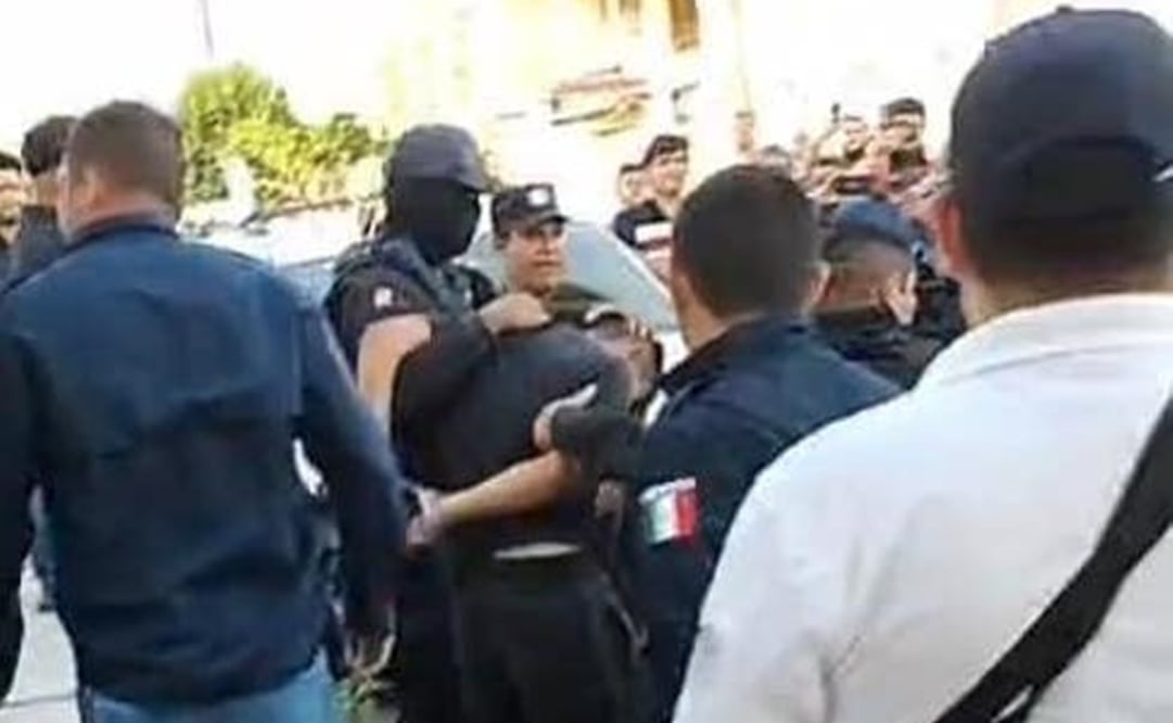 Los operadores recibieron la alerta a través de los grupos de Whatsapp, y siguieron a los presuntos asaltantes hasta ubicarlos en un domicilio particular. Foto: Especial