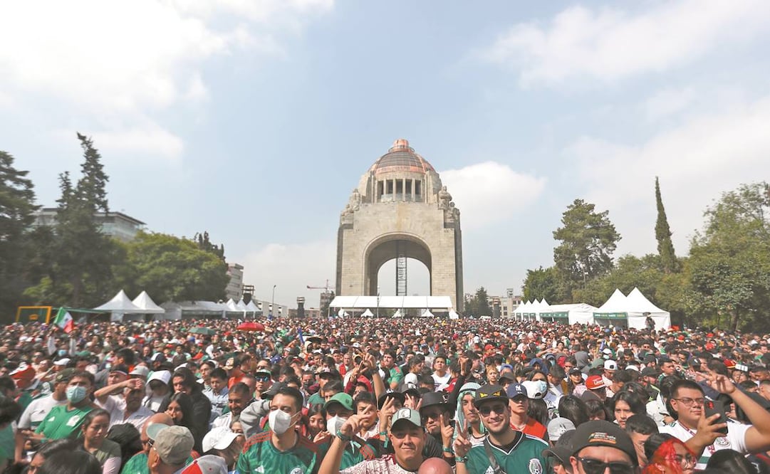 Monumento a la revolución, sede de la "fiesta". Foto: Sáshenka Gutiérrez/EFE