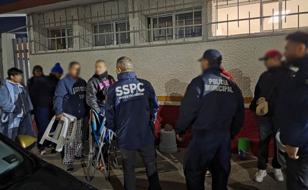 Operativo en la UMF de Chalco. (05/04/25) Foto: Especial