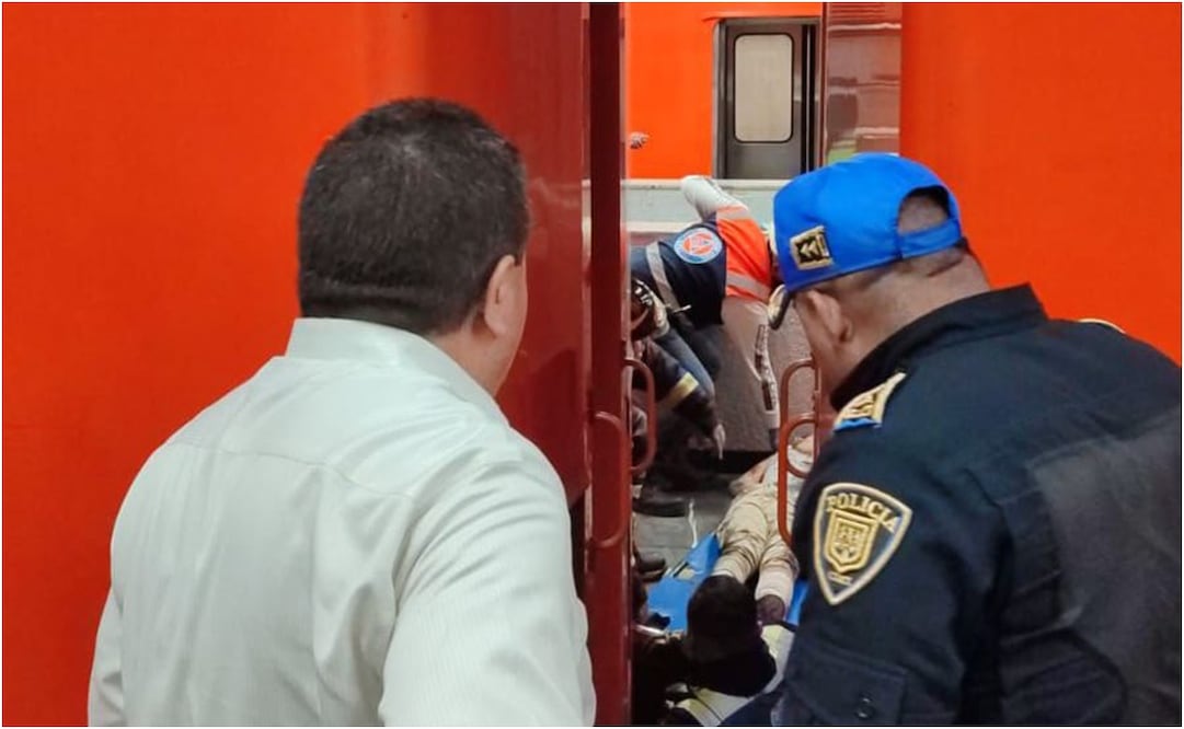 Mujer se arroja a las vías del Metro. Foto: Especial