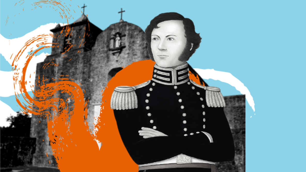 El militar estadounidense James Fannin fue ejecutado en un fusilamiento masivo conocido como la masacre de Goliad. Foto: BBC