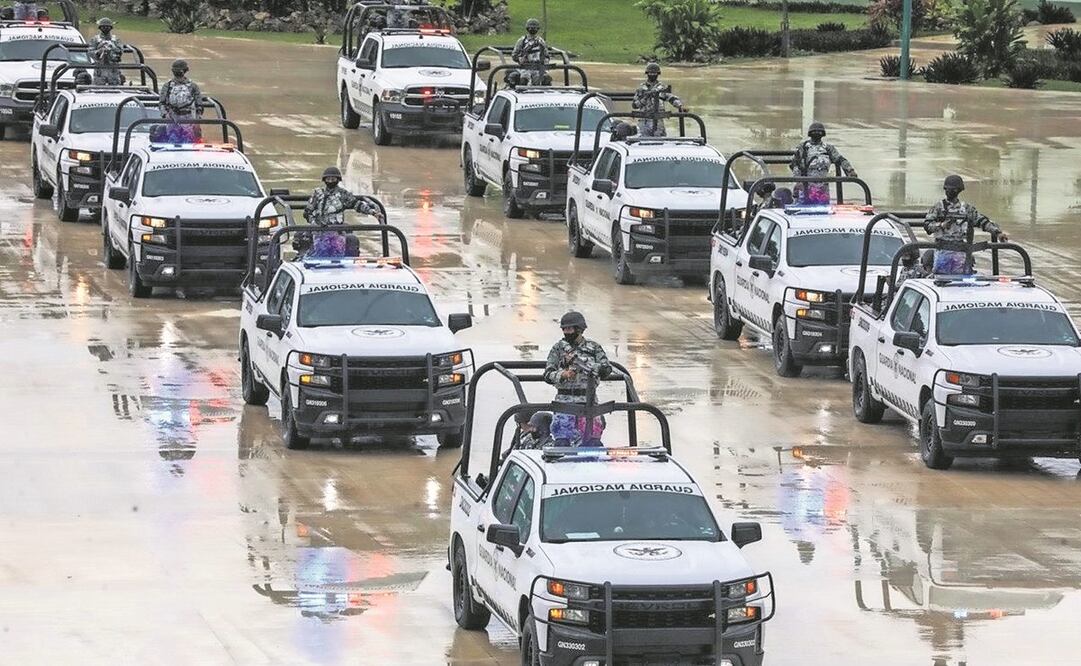 En Cancún, al menos 750 efectivos forman parte del Batallón de Seguridad Turística de la Guardia Nacional. Foto: Especial