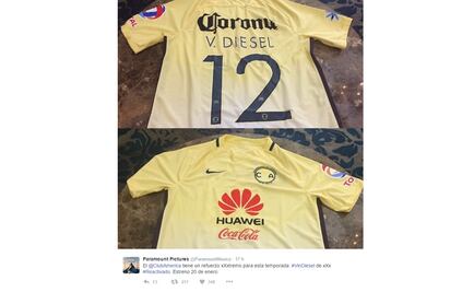 Vin Diesel, refuerzo de las águilas del América