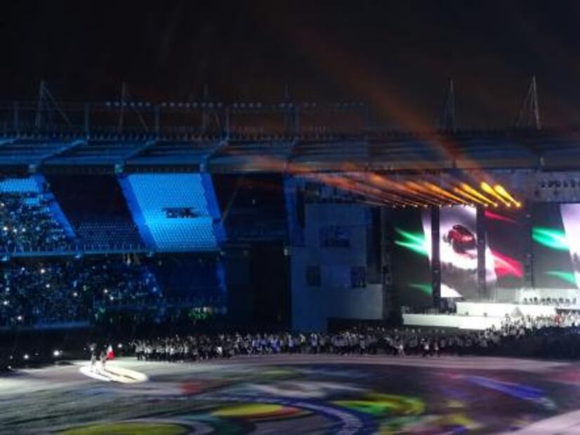 Desfiló México en la inauguración de Barranquilla 2018