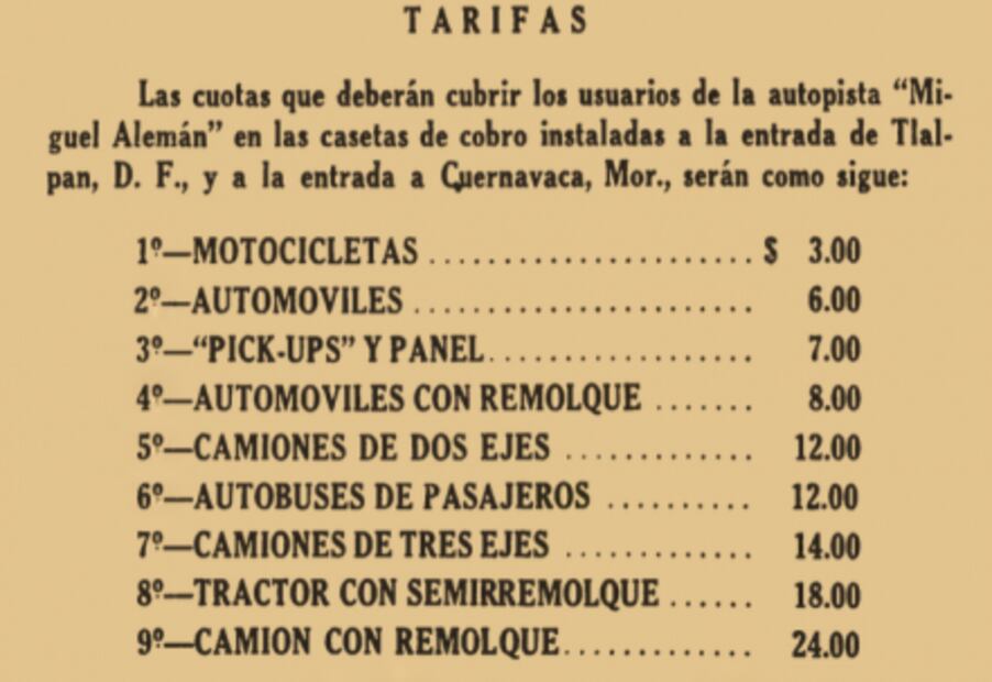 La primera súper carretera de México