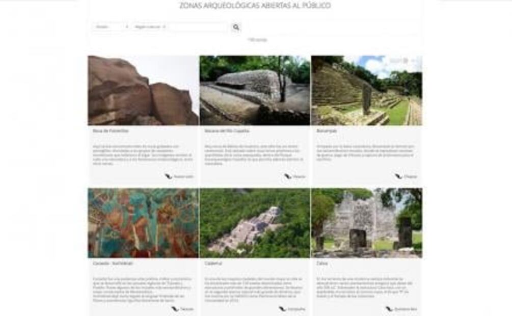 "Lugares INAH", sitio web para viajar por la geografía cultural de México