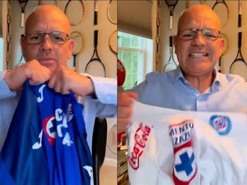 Comentarista de ESPN rompe sus playeras de Cruz Azul: “Estoy que me lleva la chin...”