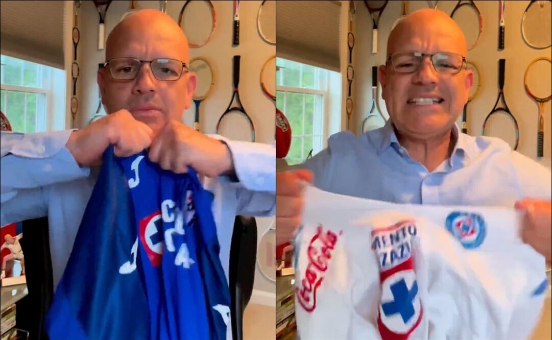 Comentarista de ESPN rompe sus playeras de Cruz Azul: “Los aficionados tenemos que hacer algo”