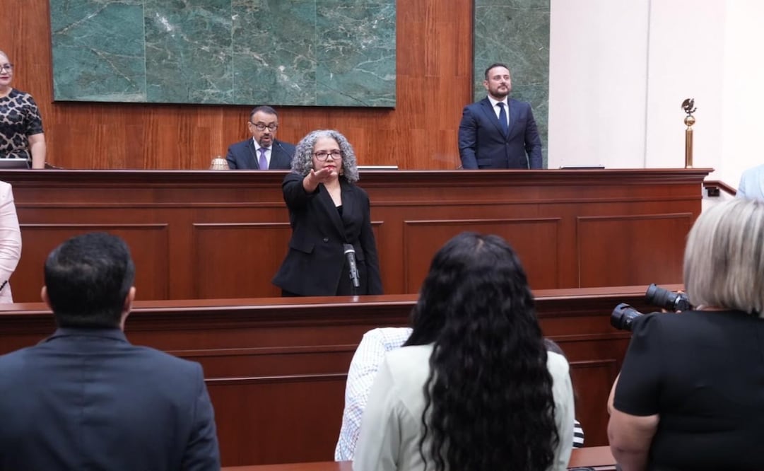 ¿Quién es Graciela Domínguez Nava?; la morenista que asumió como gobernadora interina de Sinaloa. Foto: Javier Cabrera Martínez