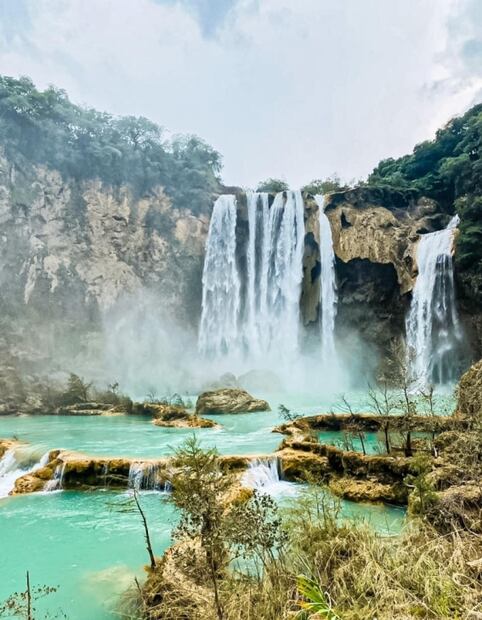 Bel Há, con cabañas al estilo de una aldea teenek en la Huasteca Potosina