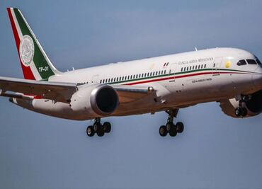 Avión presidencial regresa a México tras mantenimiento en hangares de Boeing
