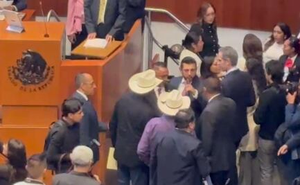 Productores agrícolas ingresan al Senado durante comparecencia de Ariadna Montiel; buscan "interlocución" con Sheinbaum