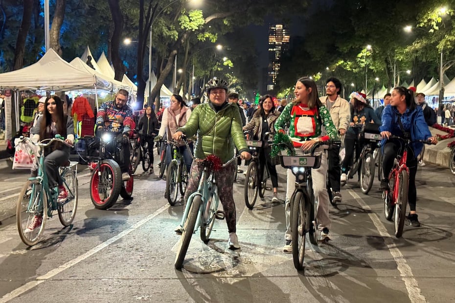 Este recorrido en bici abarcará Paseo de la Reforma y el Centro Histórico. Foto: Facebook Muévete en Bici CDMX