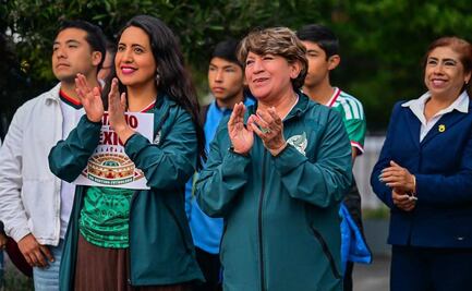 Delfina Gómez disfruta el partido México vs Corea en Destino Futbolero; desea éxito a la Selección Mexicana