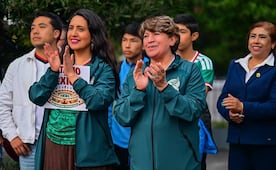 Defina Gómez disfruta el partido México vs Corea en Destino Futbolero; desea éxito a la Selección Mexicana