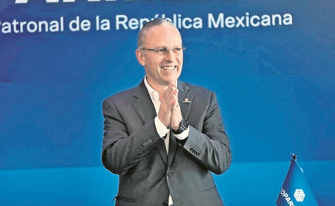José Medina Mora, presidente de la Coparmex, reveló su entusiasmo por continuar en su cargo.  Foto: Archivo/ EL UNIVERSAL.