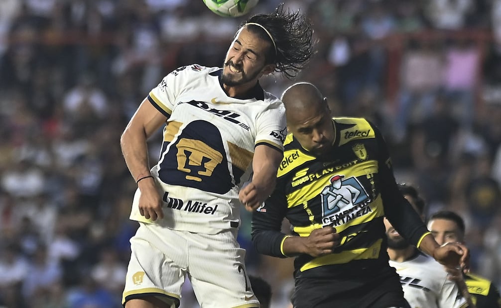 Pachuca y Pumas en partido, durante la fase regular del torneo Clausura 2026 de la Liga MX - Foto: Imago7