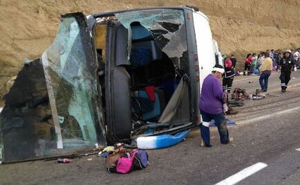 Reportan un muerto y 40 heridos por volcadura en la México-Puebla