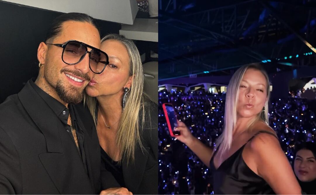 Maluma llevó a su mami a ver a Luis Miguel en concierto este sábado 17 de febrero.
Fotos: Instagram
