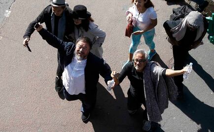 Londres: Ai Weiwei y Anish Kapoor lideran marcha pro refugiados