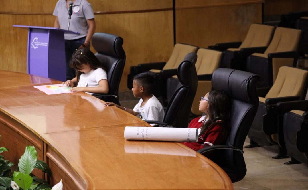El Poder de las Infancias toma voz en Tlalpan; niñas y niños exigen comunidades seguras y dignas. Foto: Omar Díaz