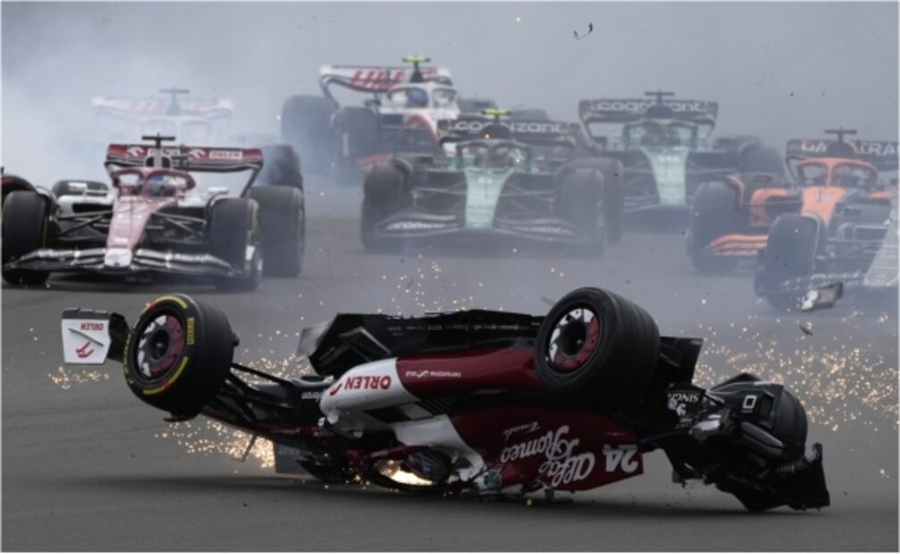 El impactante accidente de f1 en fotos