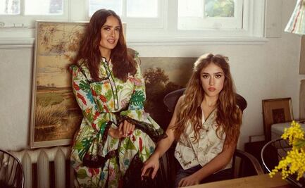 Los increíbles looks de Salma Hayek y su hija Valentina en Vogue