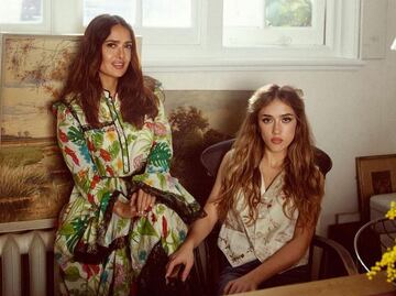 Los increíbles looks de Salma Hayek y su hija Valentina en Vogue