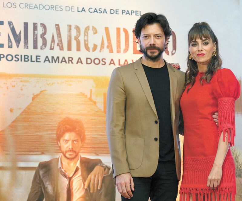 En El embarcadero, Álvaro es Oscar, enamorado de su amante (Irene Arcos). CARLOS MEJÍA. EL UNIVERSAL