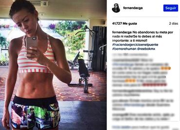 Fernanda Castillo luce su abdomen
