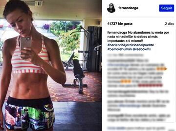 Fernanda Castillo luce su abdomen