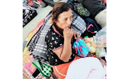 "Diosito me cuida del Covid-19", dice mujer en caravana migrante rumbo a EU