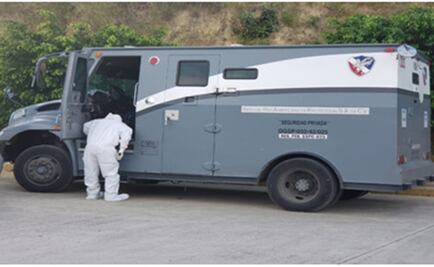 Regresan camión de traslado de valores robado... pero sin dinero en Chiapas