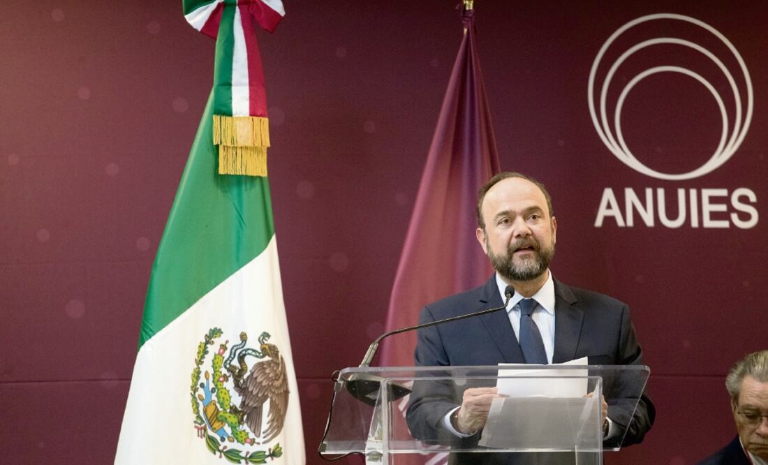 Designación. Jaime Valls Esponda fue reelecto secretario ejecutivo de la ANUIES por un nuevo periodo de cuatro años. (GERMÁN ESPINOSA. EL UNIVERSAL)