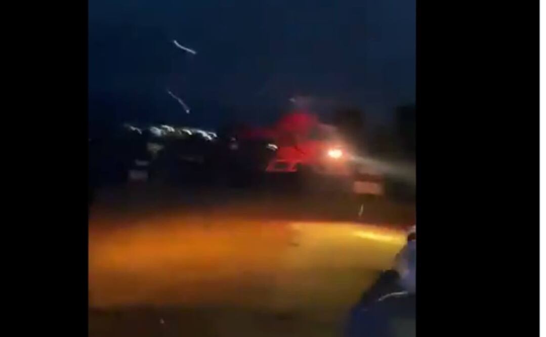 Difunden video del momento en que aspa de helicóptero golpea a empresario