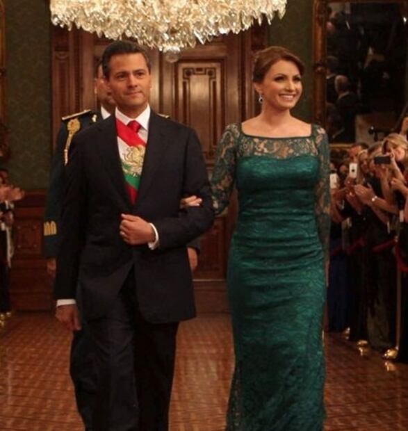Los looks de Beatriz Gutiérrez Müller y Angélica Rivera en su primer Grito de Independencia
