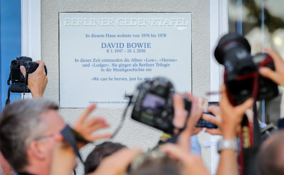 La placa se encuentra en el número 155 de la calle Hauptstrasse  FOTO:AP