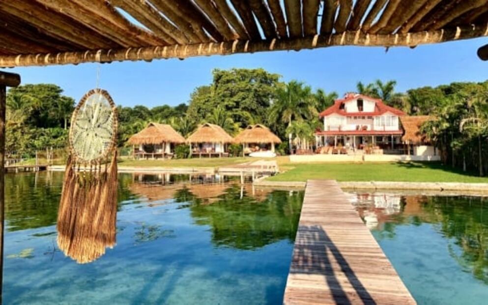5 hoteles románticos en la Laguna de Bacalar