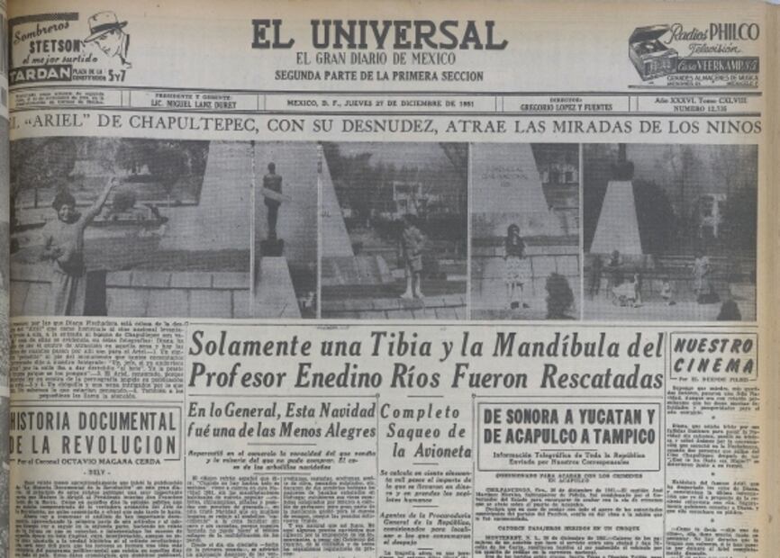 La estatua masculina que escandalizó por su desnudez