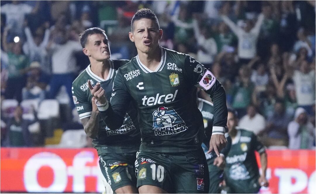 James Rodríguez anotó su primer gol del Apertura 2025 ante Chivas. FOTO: IMAGO7