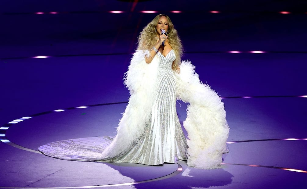 La estadounidense Mariah Carey. Foto: Andreas Rentz / POOL / AFP.