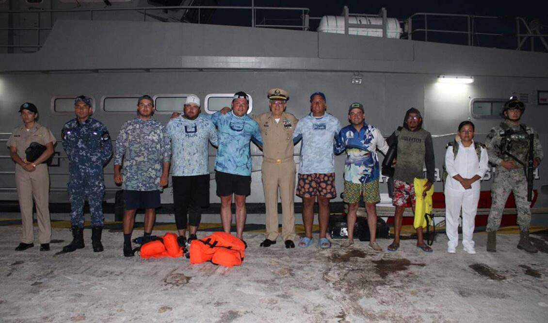 Mara Lezama celebra rescate de tripulantes de embarcación extraviada en altamar. Foto: Especial