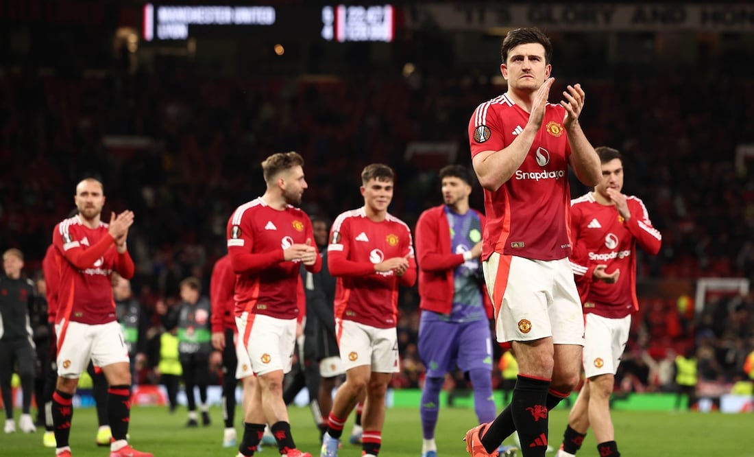 Manchester United, tras protagonizar una remontada ante Olympique Lyonnais - Foto: EFE