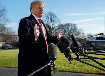 Mensaje de Trump a estadounidenses crea dilema a televisoras