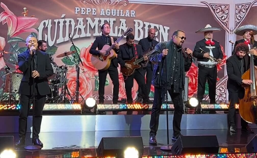 Pepe Aguilar canta "Cuídame bien" en el programa "Good Morning America".